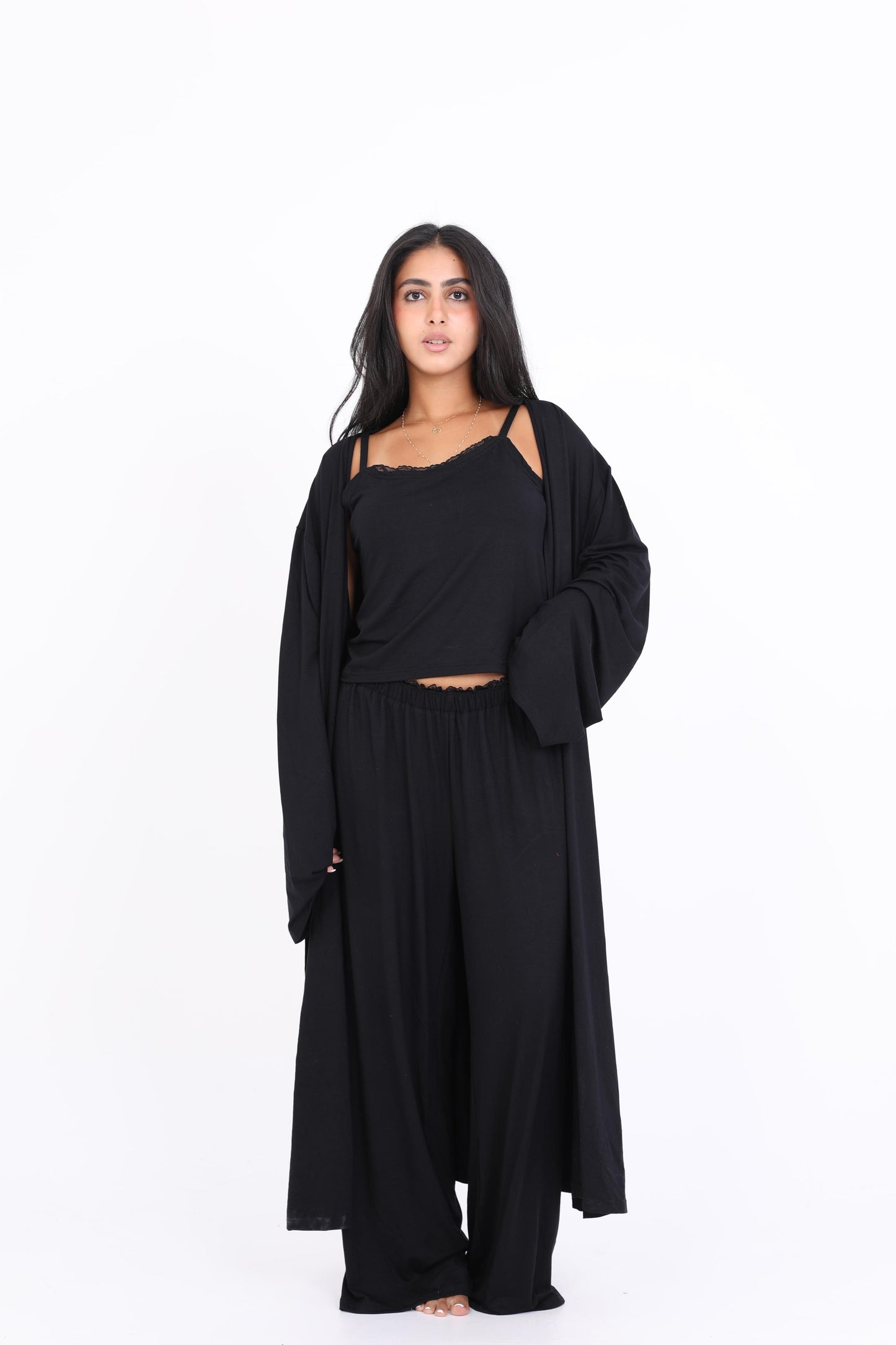 Midnight Elegance Pajama Set