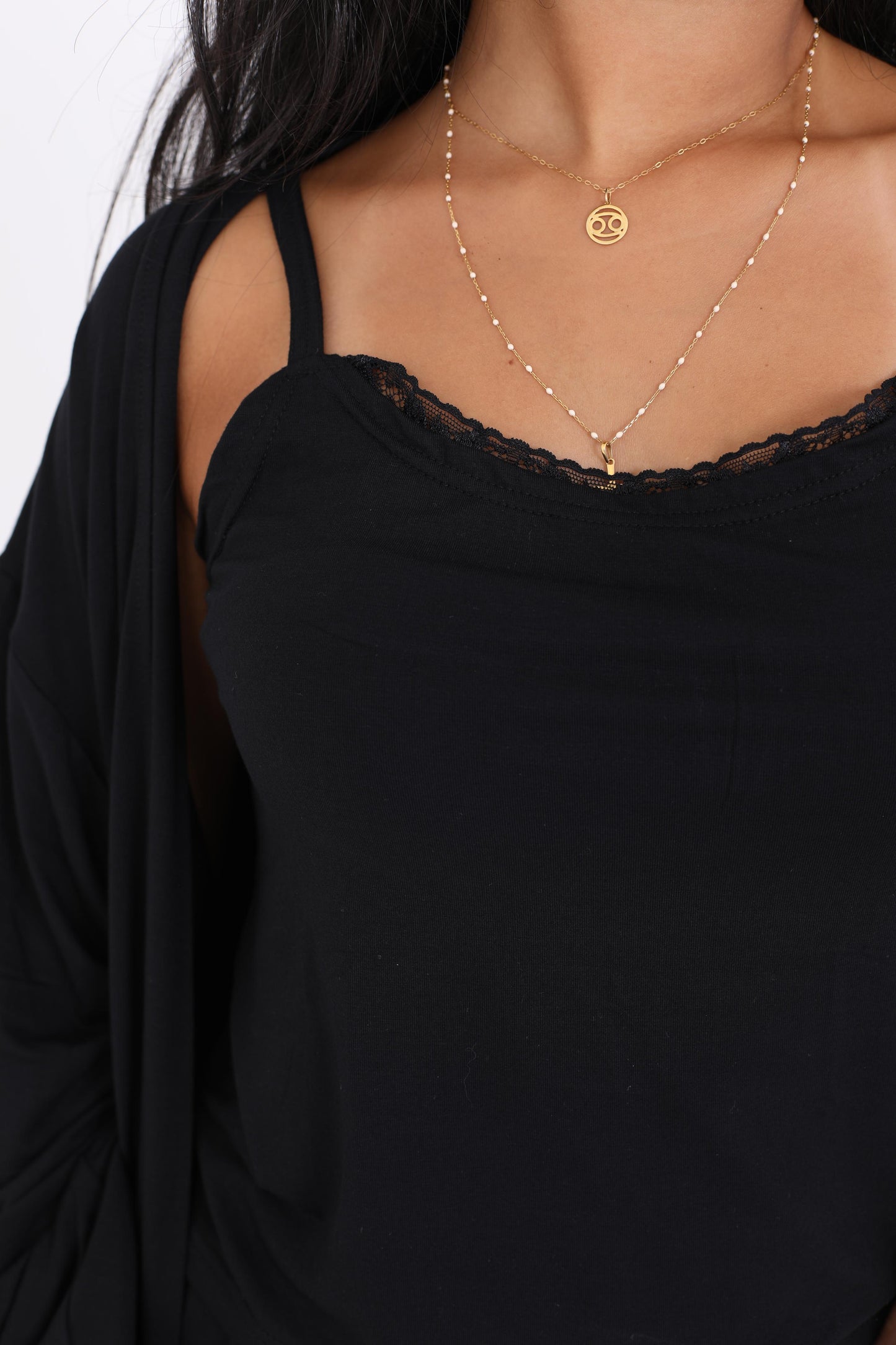 Midnight Elegance Pajama Set
