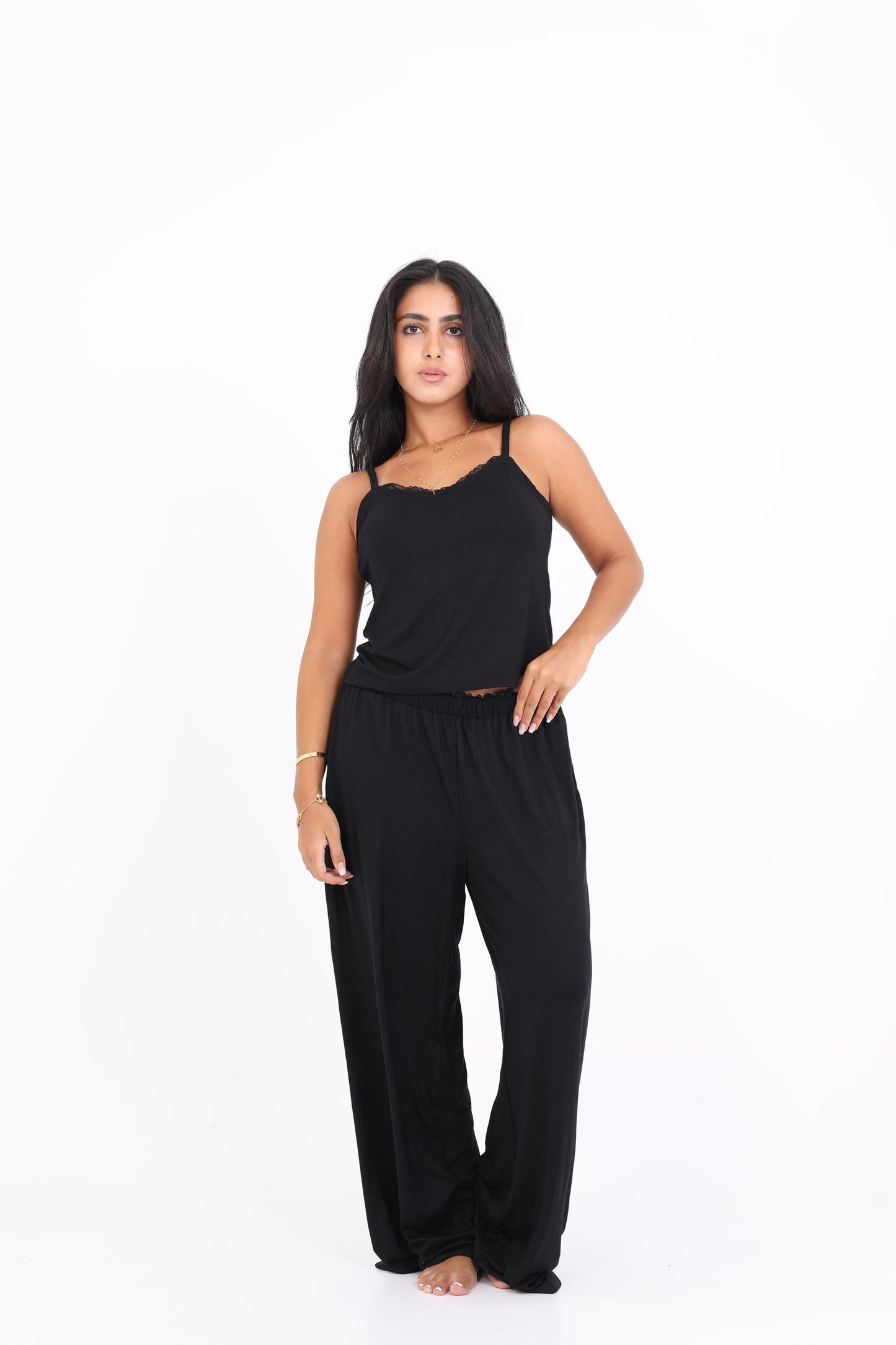 Midnight Elegance Pajama Set