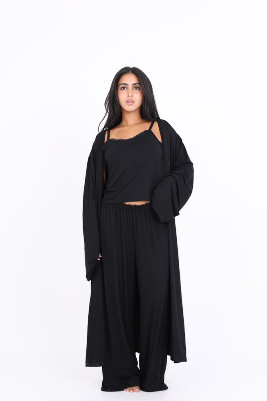 Midnight Elegance Pajama Set